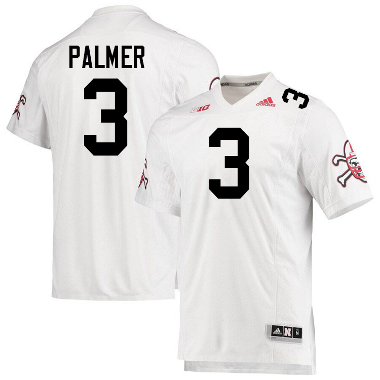 Trey Palmer Nebraska Jersey,Nebraska Cornhuskers Football Uniforms,Jersey-Blackshirt Away